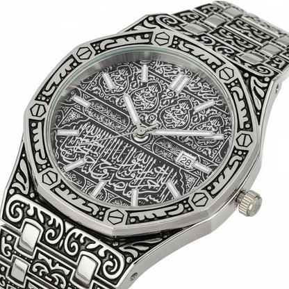 Kiswa Kaba Dial watch-Rubber Bracelet-For Men